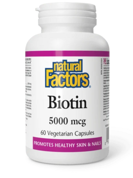 Natural Factors Natural Factors Biotin 5000mcg 60 caps