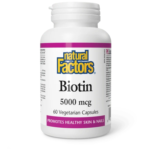 Natural Factors Natural Factors Biotin 5000mcg 60 caps