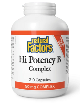 Natural Factors Natural Factors BONUS Hi Potency B Complex 50mg 210 caps