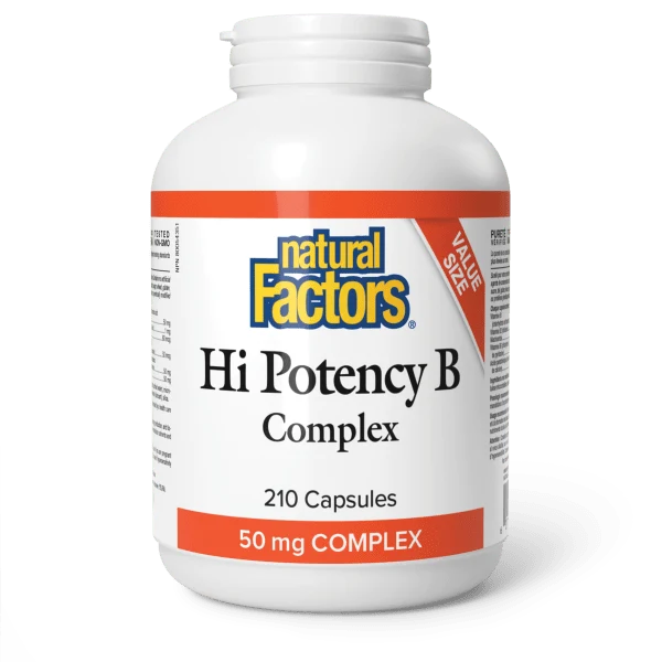 Natural Factors Natural Factors BONUS Hi Potency B Complex 50mg 210 caps