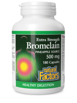 Natural Factors Natural Factors Bromelain 500 mg 180 caps