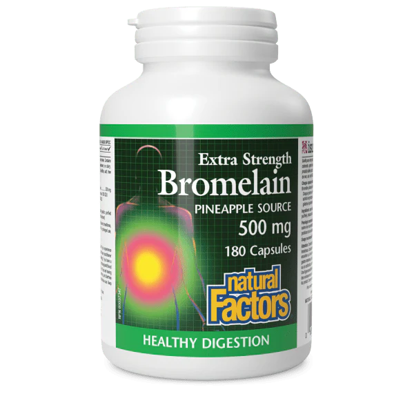 Natural Factors Natural Factors Bromelain 500 mg 180 caps