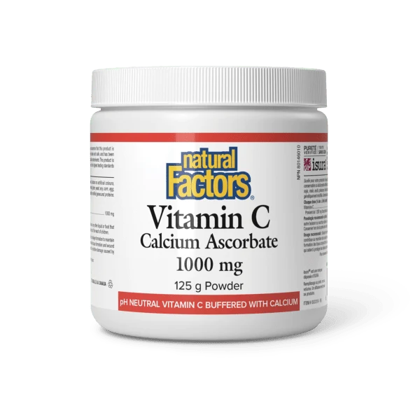 Natural Factors Natural Factors Calcium Ascorbate Powder 1000mg 125g