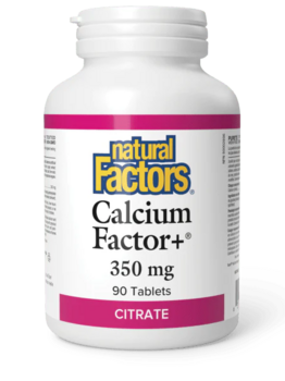Natural Factors Natural Factors Calcium Factor+ 350mg 90 tabs