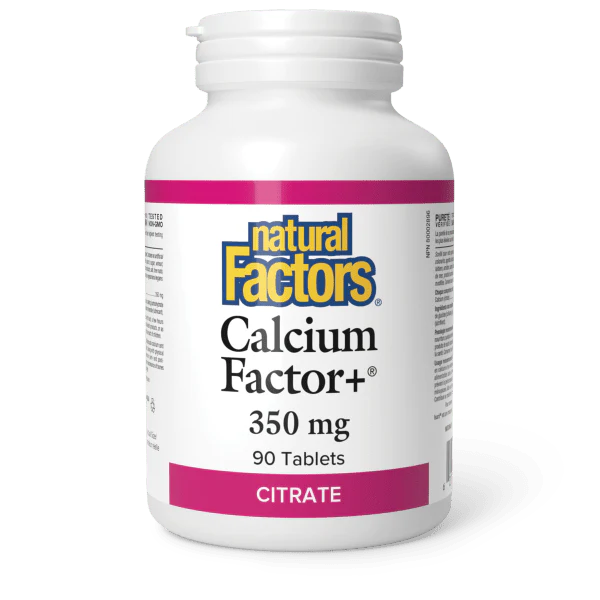 Natural Factors Natural Factors Calcium Factor+ 350mg 90 tabs