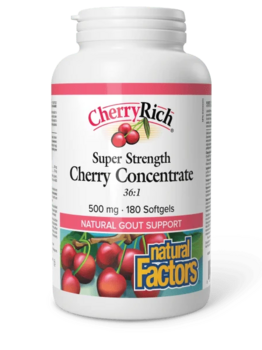 Natural Factors Natural Factors Cherry Concentrate 500mg 180 softgels