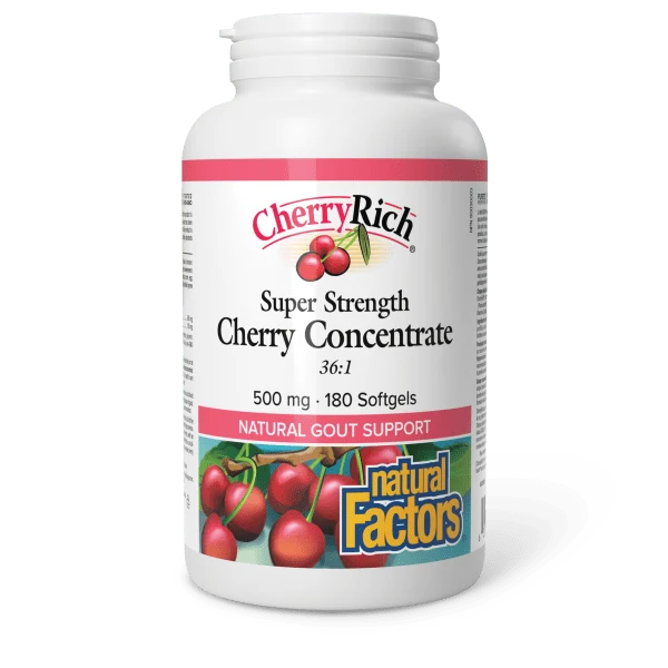 Natural Factors Natural Factors Cherry Concentrate 500mg 180 softgels