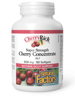 Natural Factors Natural Factors Cherry Concentrate 500mg 90 softgels