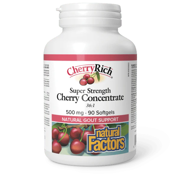 Natural Factors Natural Factors Cherry Concentrate 500mg 90 softgels