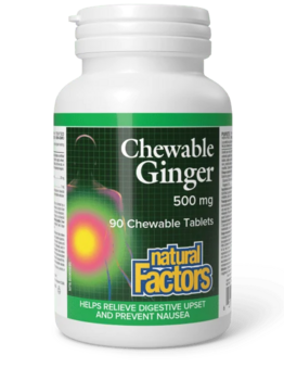Natural Factors Natural Factors Chewable Ginger 500mg 90 chew