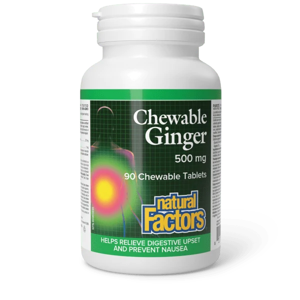 Natural Factors Natural Factors Chewable Ginger 500mg 90 chew