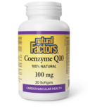Natural Factors Natural Factors Coenzyme Q10 100mg 30 softgels
