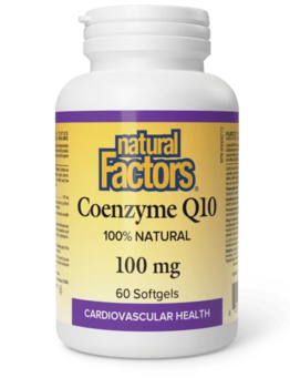 Natural Factors Natural Factors Coenzyme Q10 100mg 60 softgels