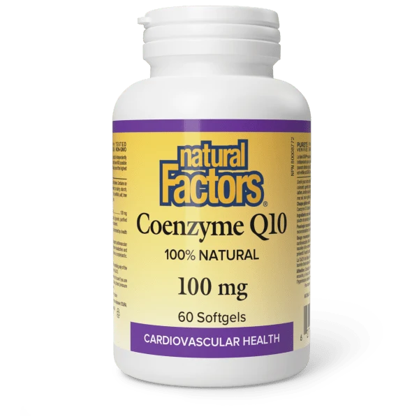 Natural Factors Natural Factors Coenzyme Q10 100mg 60 softgels