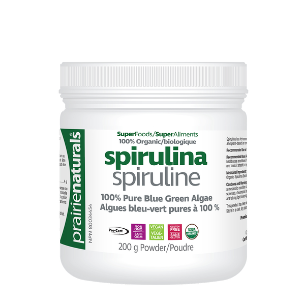 Prairie Naturals Prairie Naturals Organic Spirulina Powder 200g