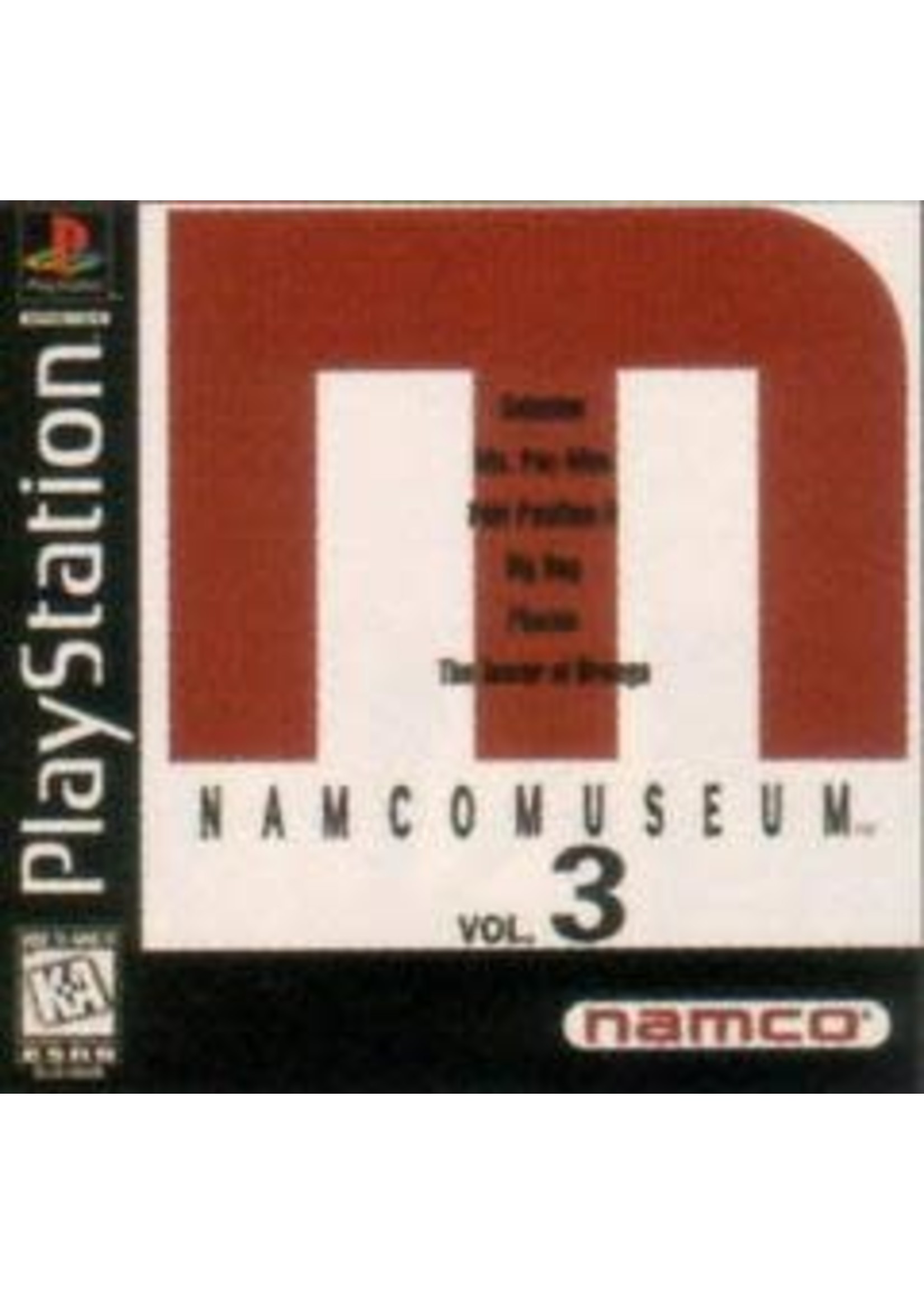 Namco Museum Volume 3 Playstation