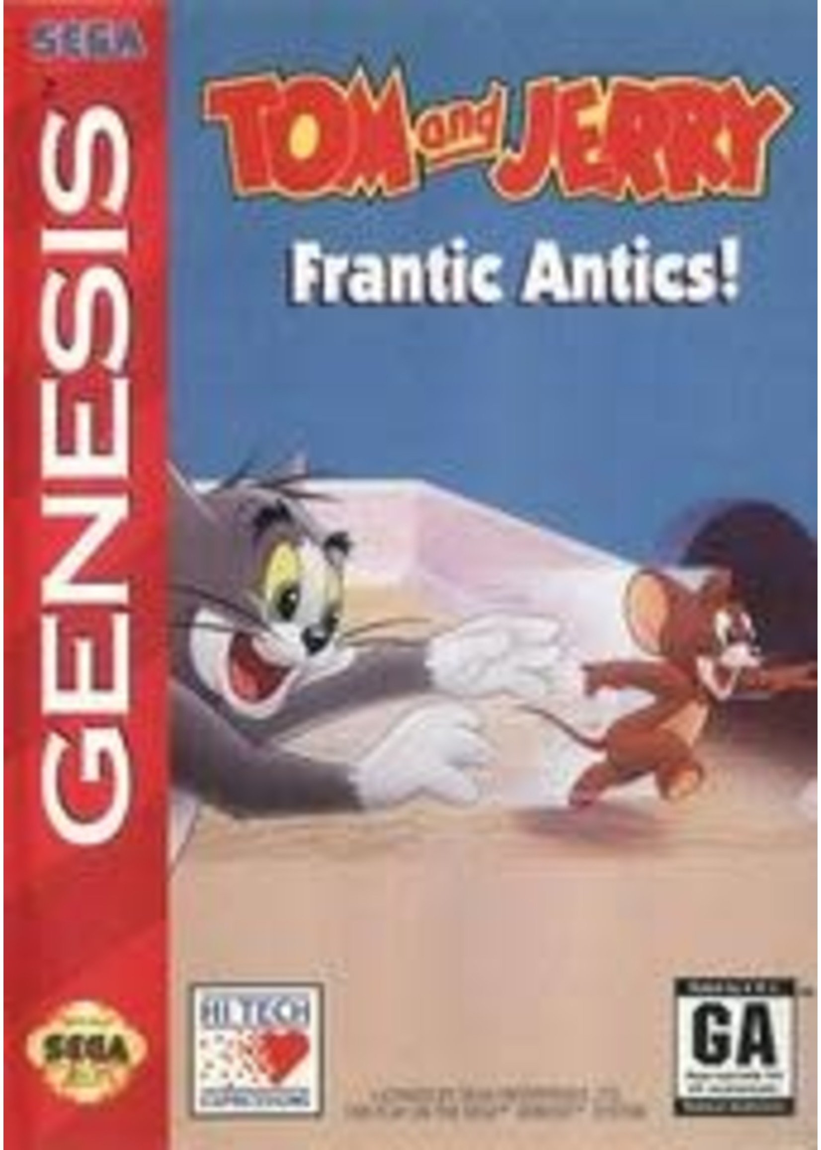 Tom And Jerry Frantic Antics Sega Genesis