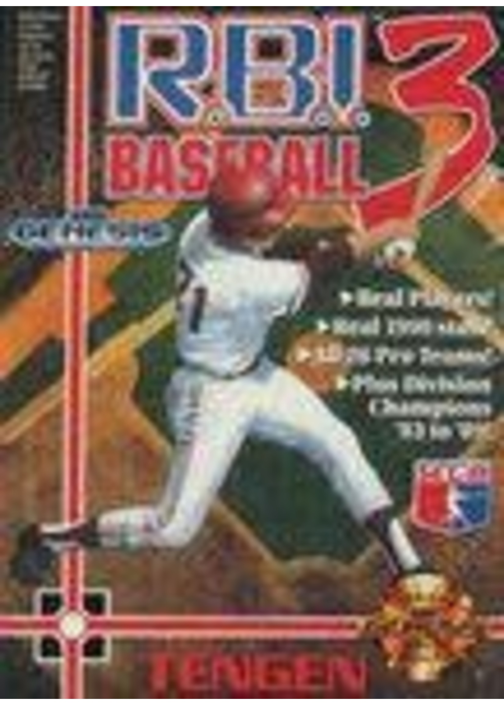 RBI Baseball 3 Sega Genesis