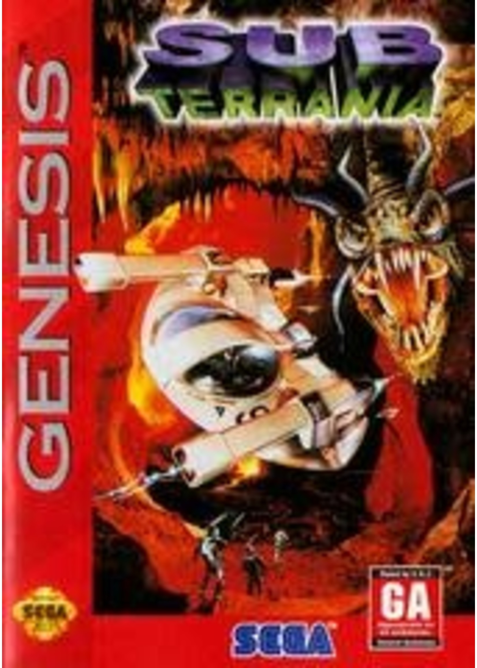 Sub Terrania Sega Genesis