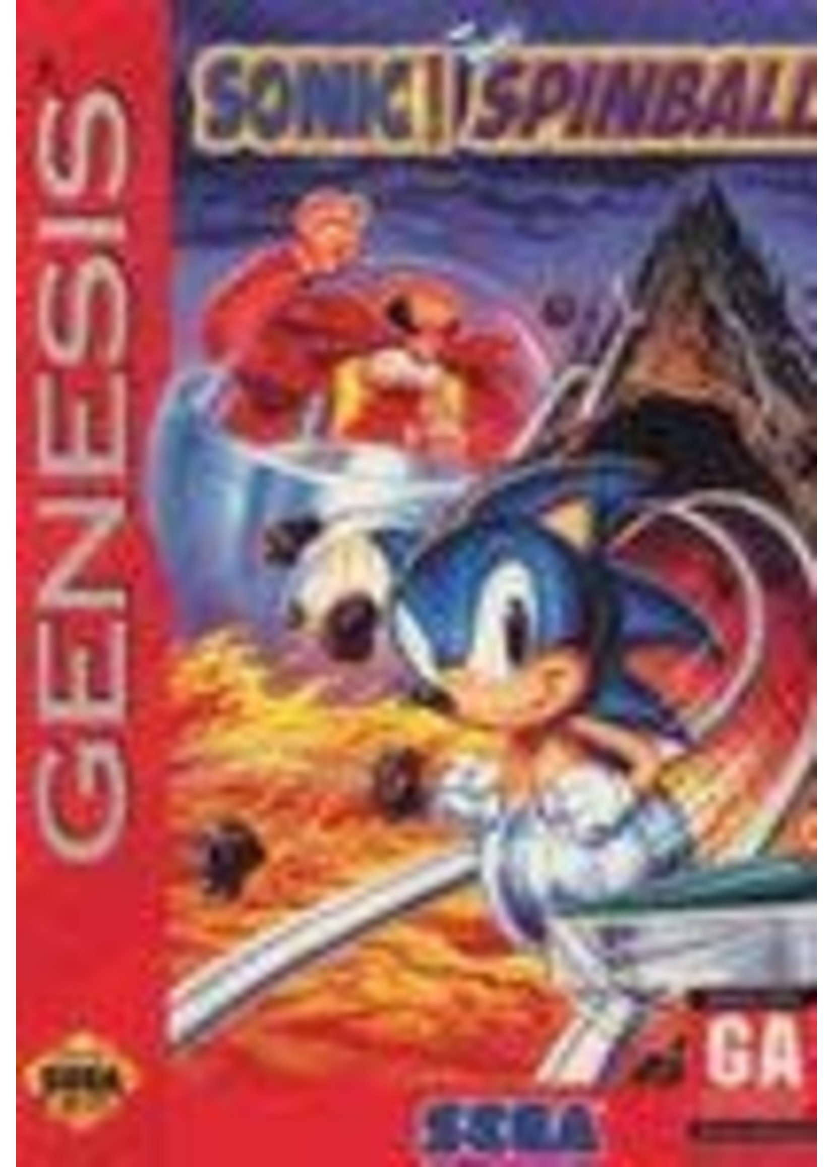 Sonic Spinball Sega Genesis