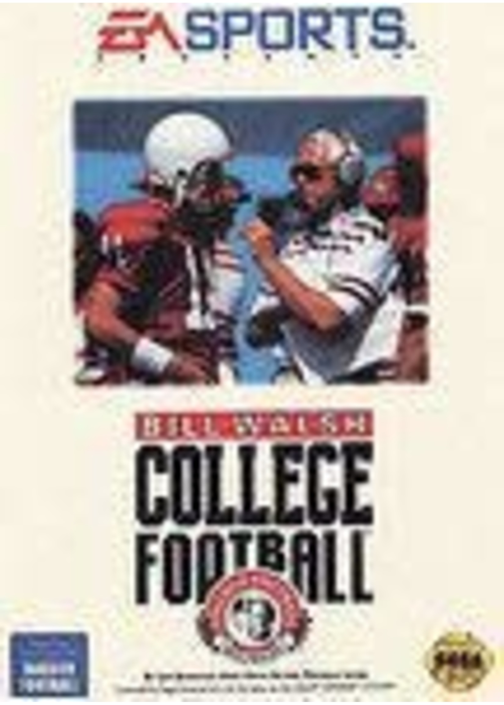 Bill Walsh College Football Sega Genesis