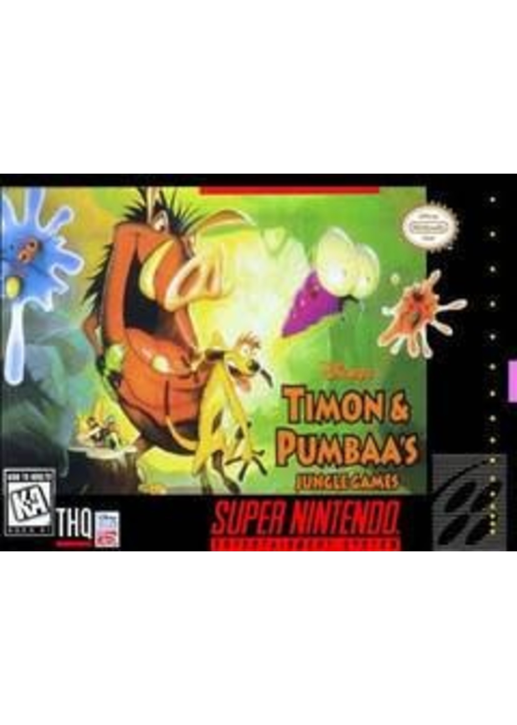 disney timon & pumbaa's jungle games