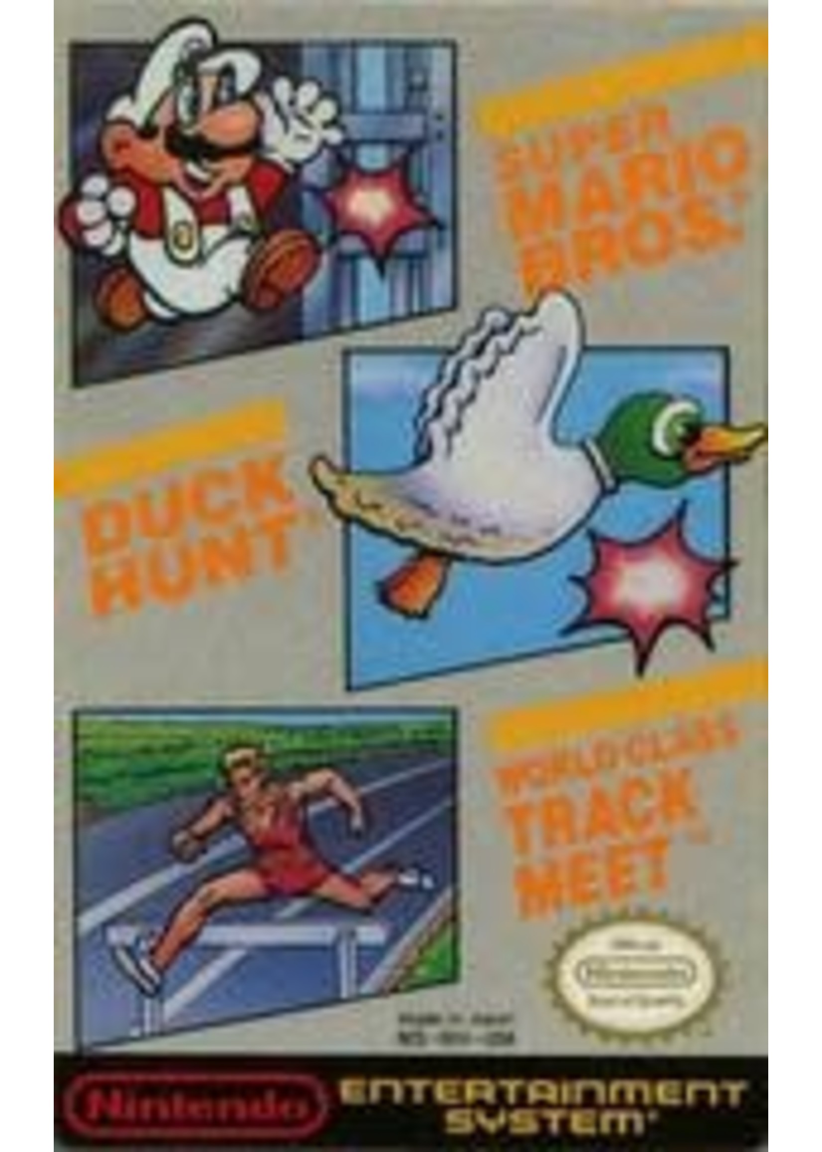 Super Mario Bros Duck Hunt World Class Track Meet NES