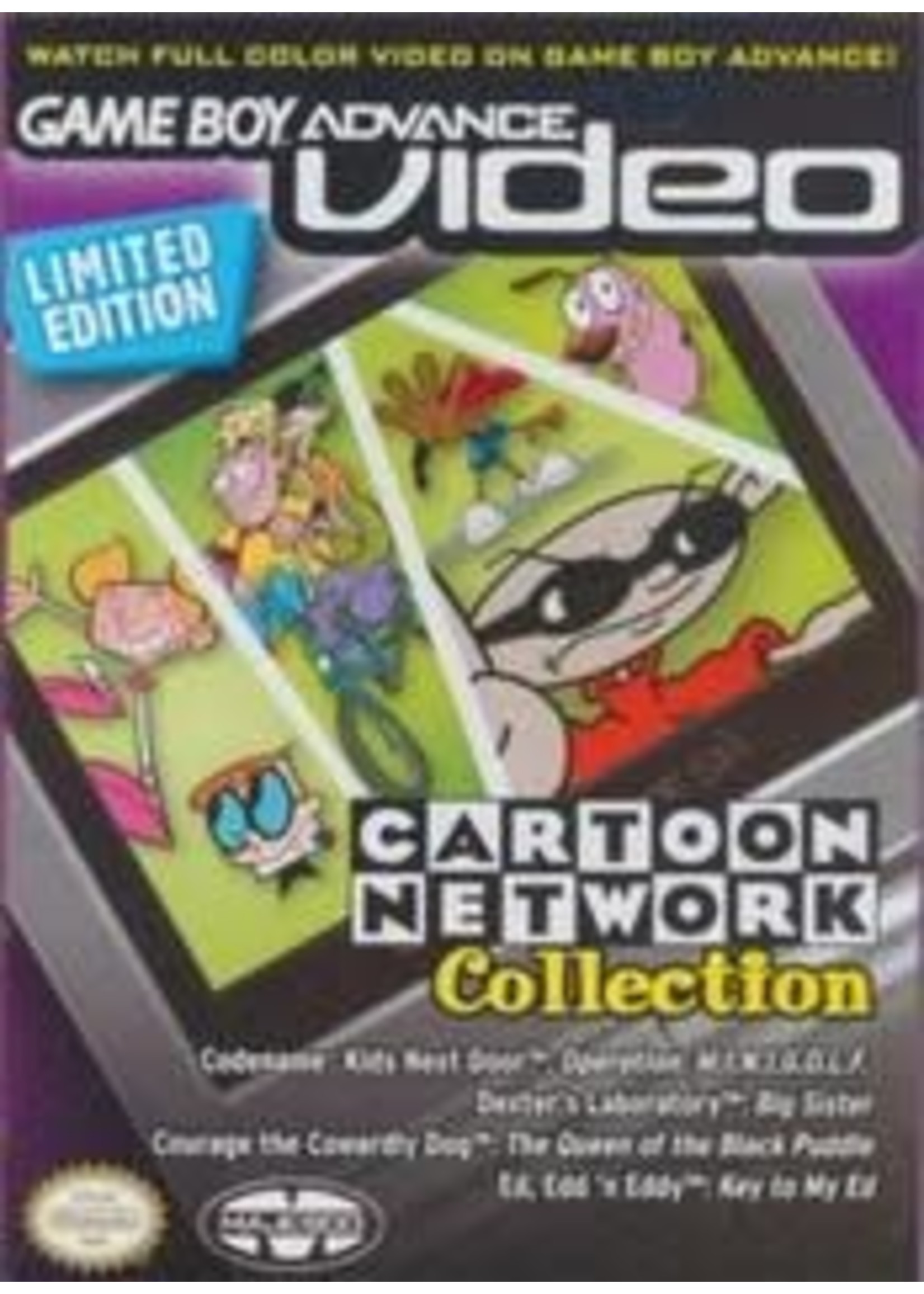 GBA Video Cartoon Network Collection Limited Edition GameBoy Advance