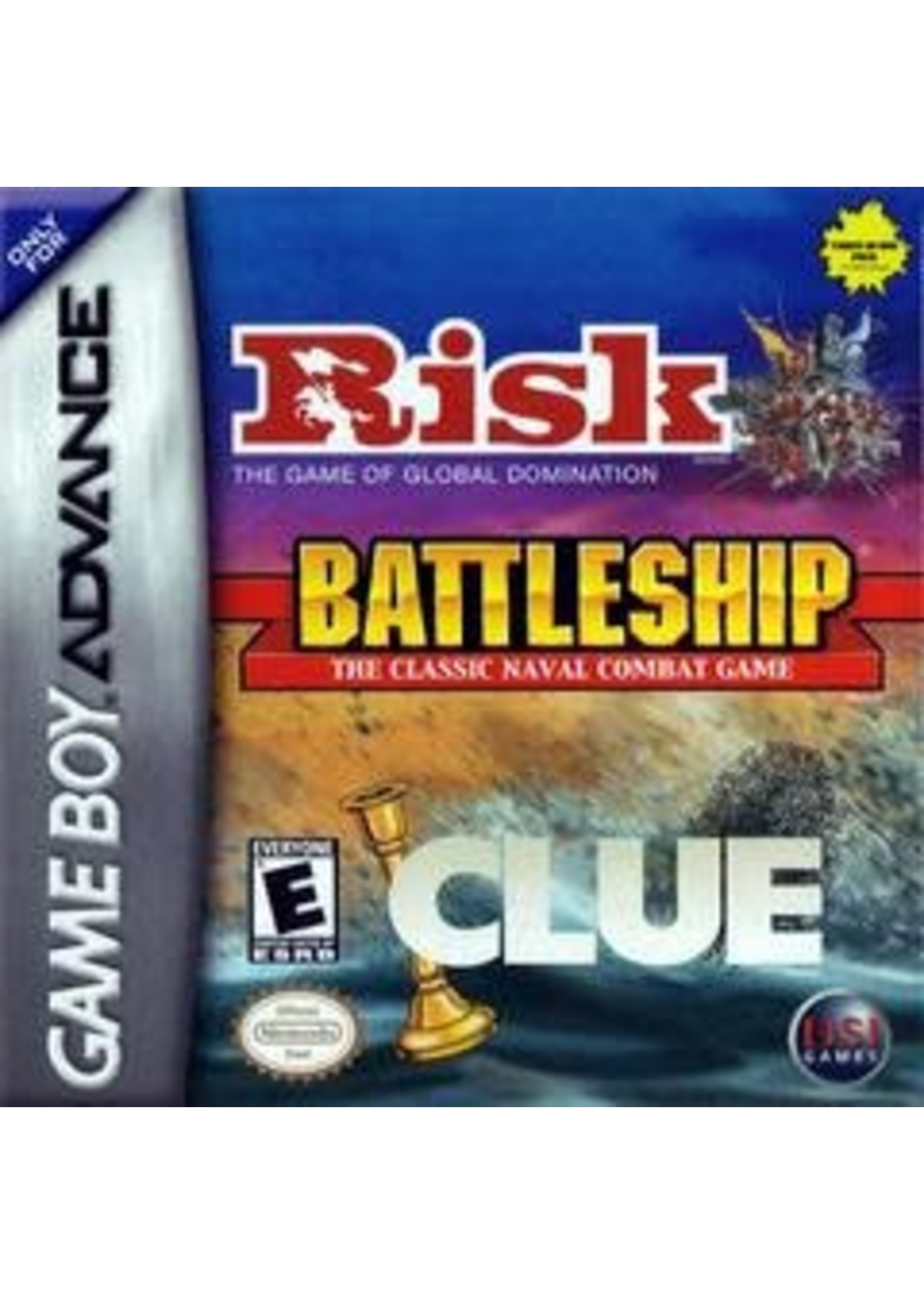 Risk / Battleship / Clue GameBoy Advance