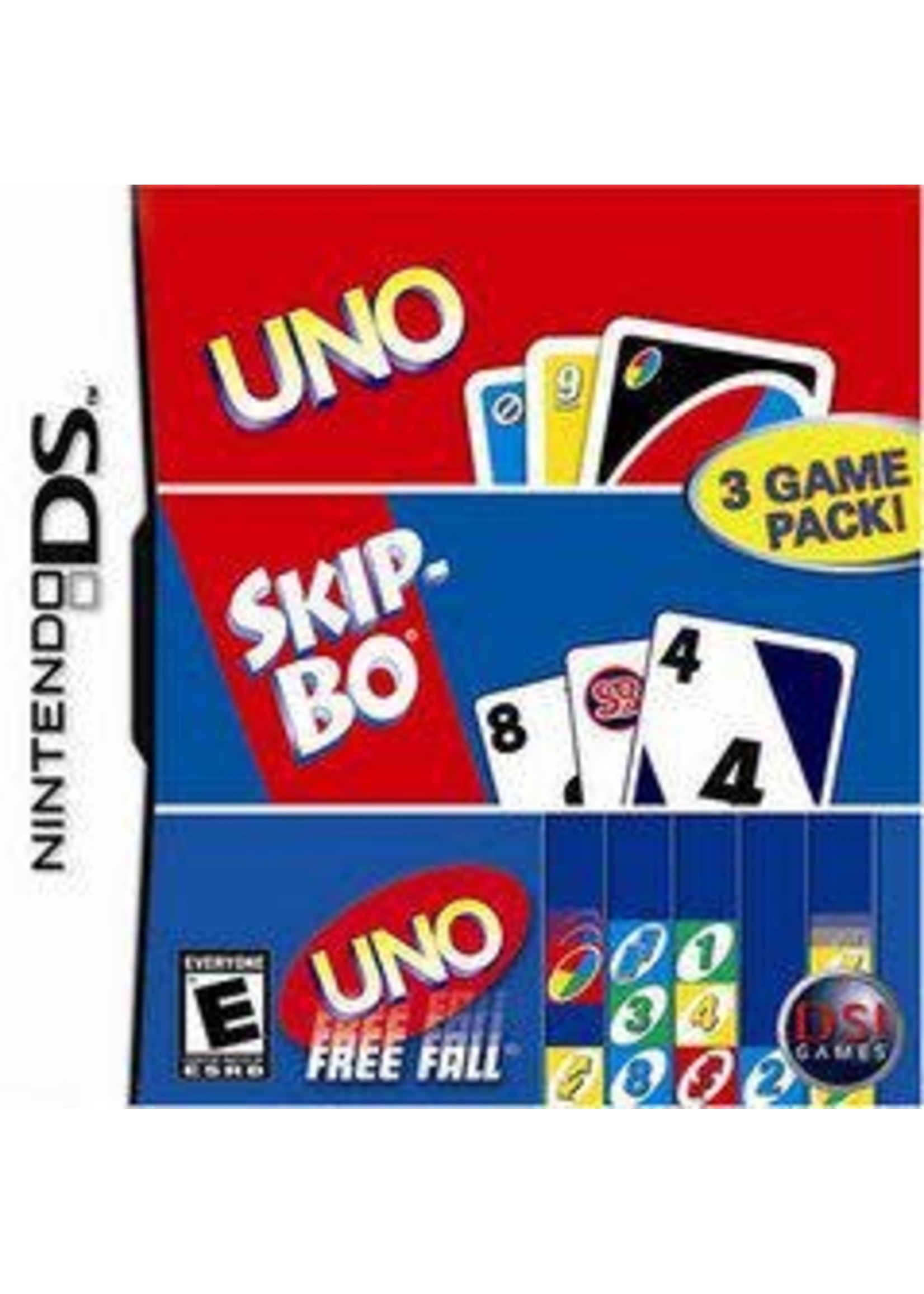 Uno & SkipBo & Free Fall Nintendo DS