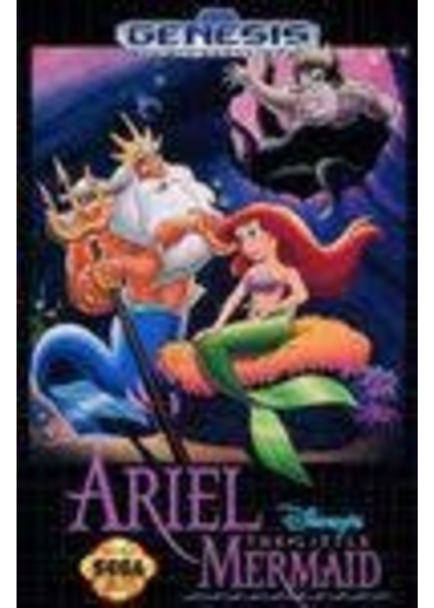 Ariel The Little Mermaid Sega Genesis