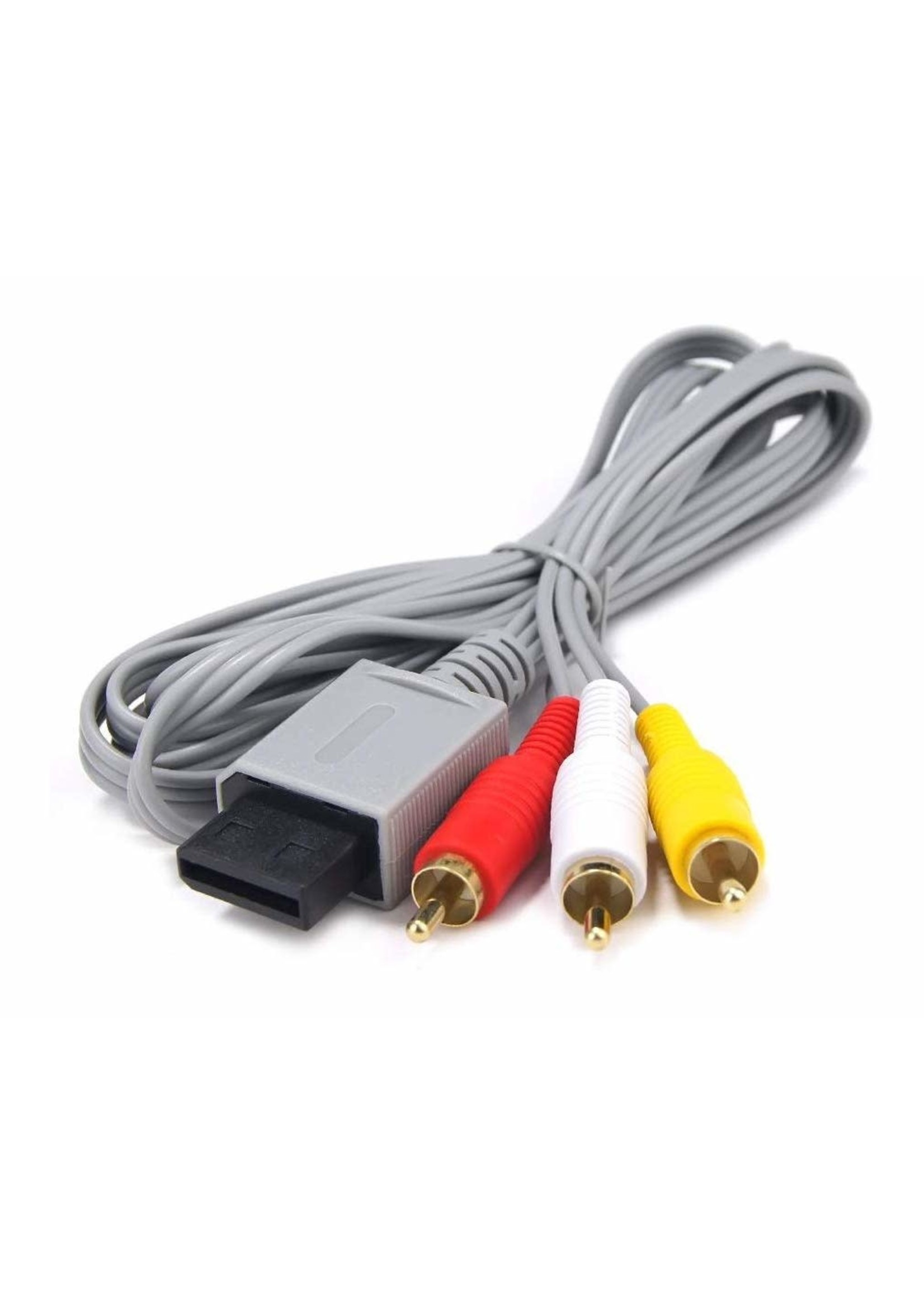 AV Cable for Wii Wii U, AV Cable Composite Retro Audio Video Standard Cord Compatible with Nintendo Wii Wii U