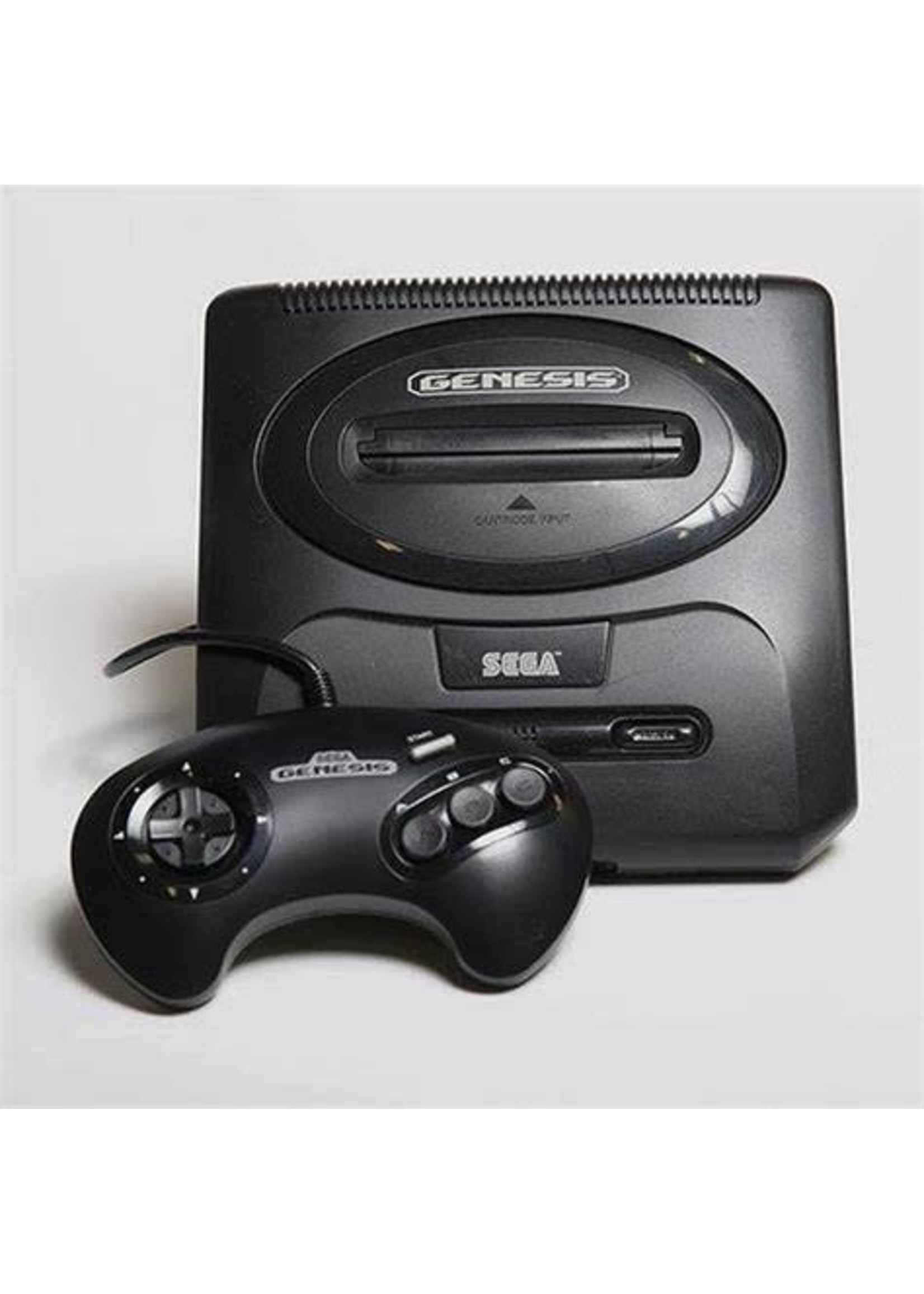 Sega Genesis With 2 Controllers