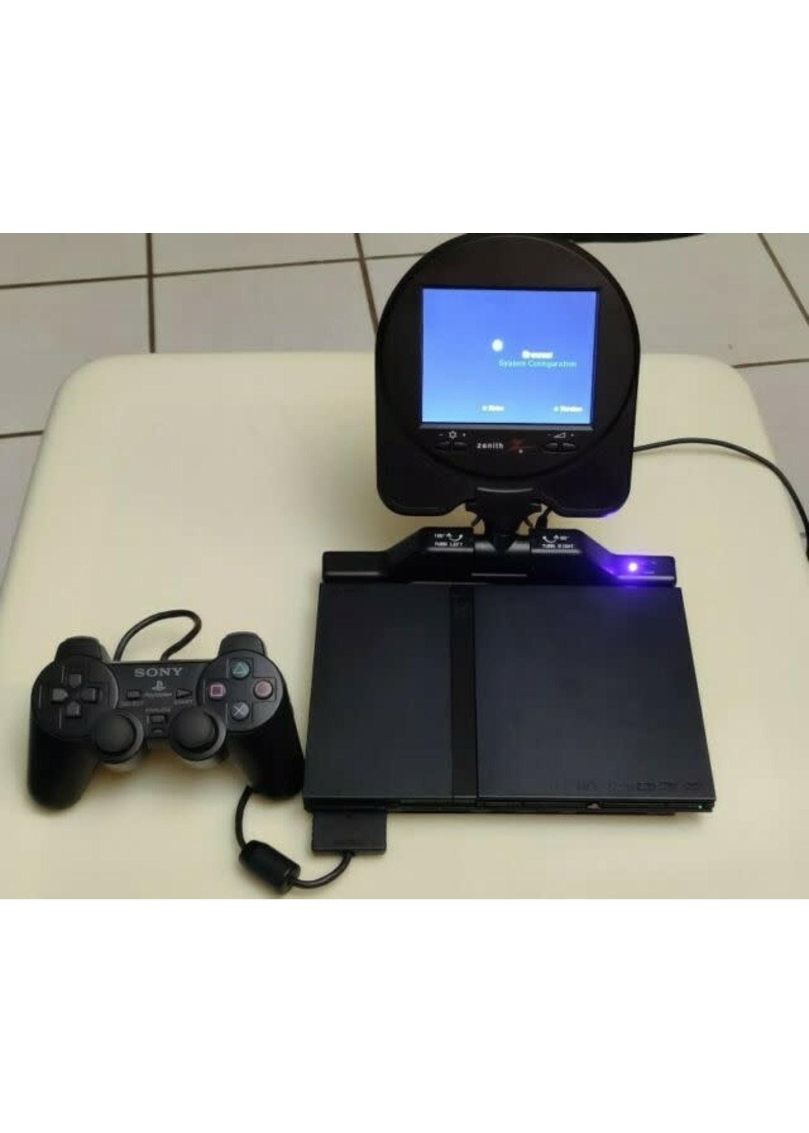 Playstation 2 With LCD Screen and Bag