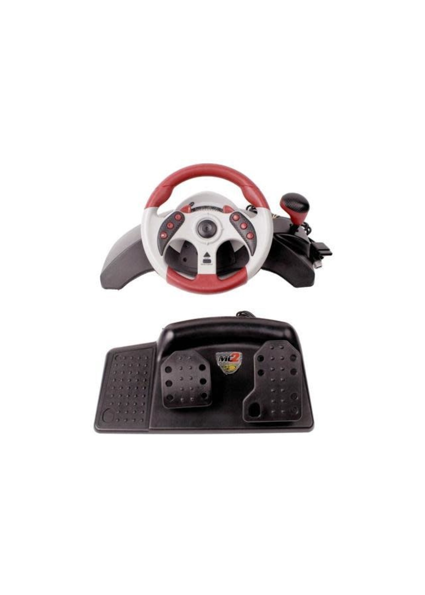 Mad Catz MC2 Universal Steering Wheel & Pedals PS2
