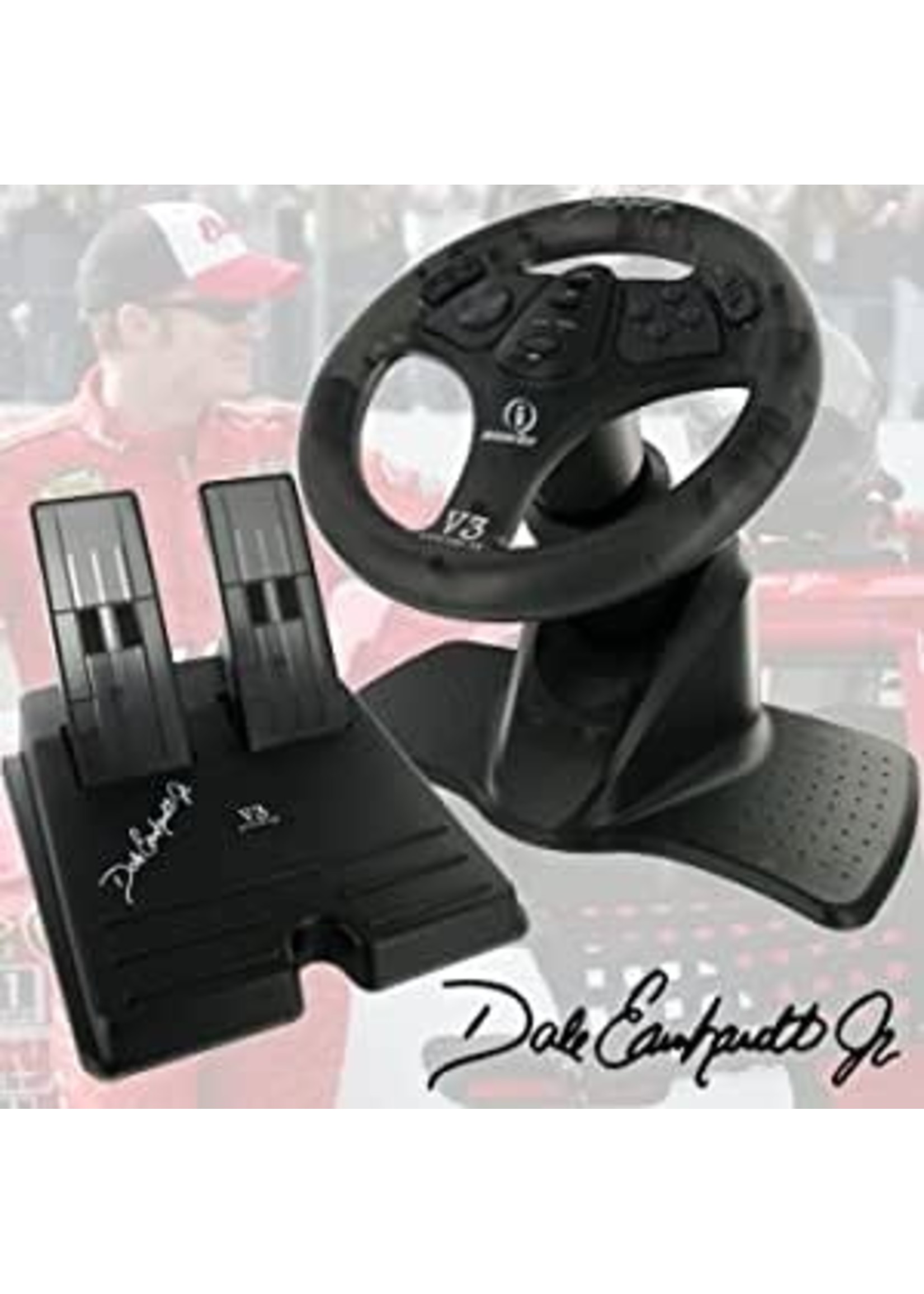Dale Earnhardt Jr V3 Racing Wheel and Pedals