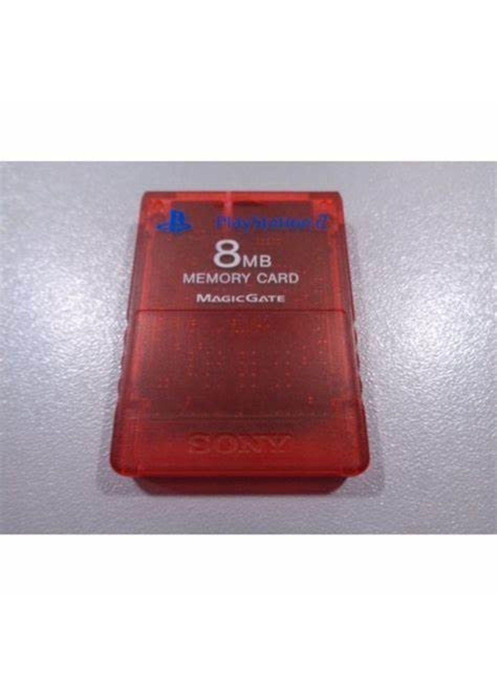 8MB Ps2 Memory Card-Blue - D&J Computers And Games