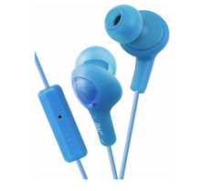 JVC-blue gumy headphones