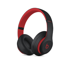beats studio 3 wireless headphones (black and red)