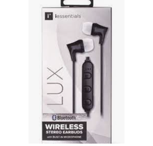 LUX iessentials wireless stereo earbuds with built in microphone