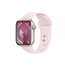 Apple Apple Watch Series 9 GPS 45mm Pink Aluminum Case with Light Pink Sport Band - M/L