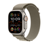 Apple Apple Watch Ultra 2 GPS + Cellular, 49mm Titanium Case with Olive Alpine Loop - Small Carbon Neutral