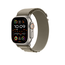 Apple Apple Watch Ultra 2 GPS + Cellular, 49mm Titanium Case with Olive Alpine Loop - Large Carbon Neutral