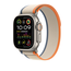 Apple Apple Watch Ultra 2 GPS + Cellular, 49mm Titanium Case with Orange/Beige Trail Loop - M/L