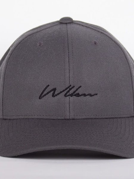 WLKN WLKN : Script Baseball Cap Charcoal O/S