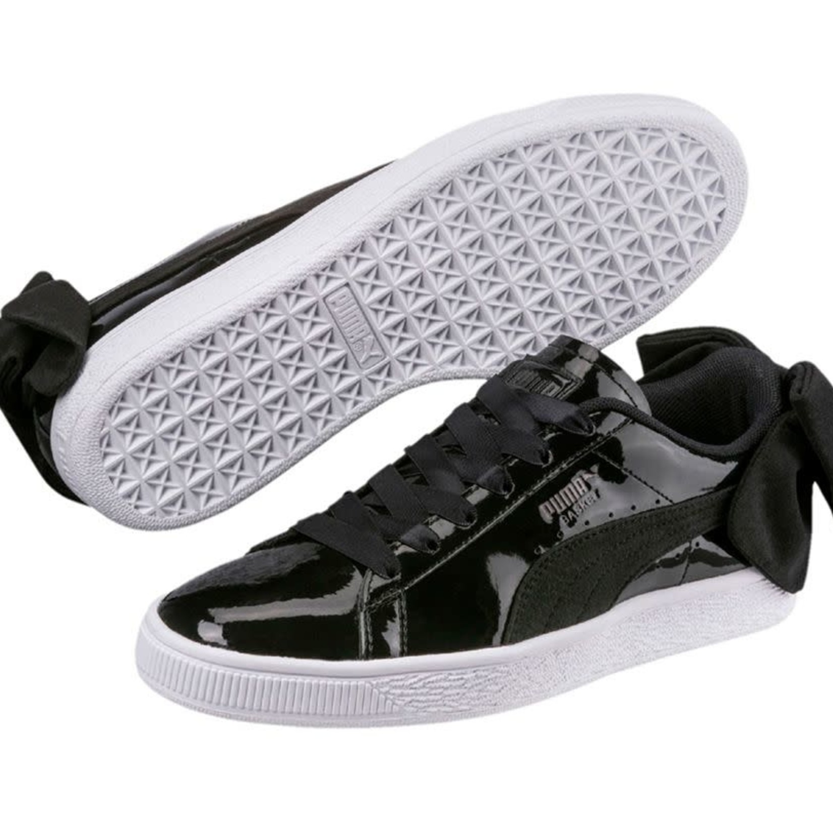 puma basket suede bow