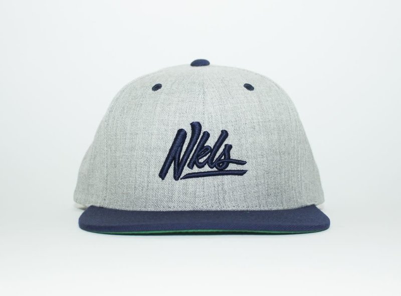 NKLS NKLS : Brawl Cap Heather Grey/Navy O/S