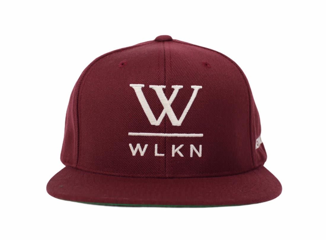 WLKN WLKN : Basic Signature Logo Snapback Burgundy