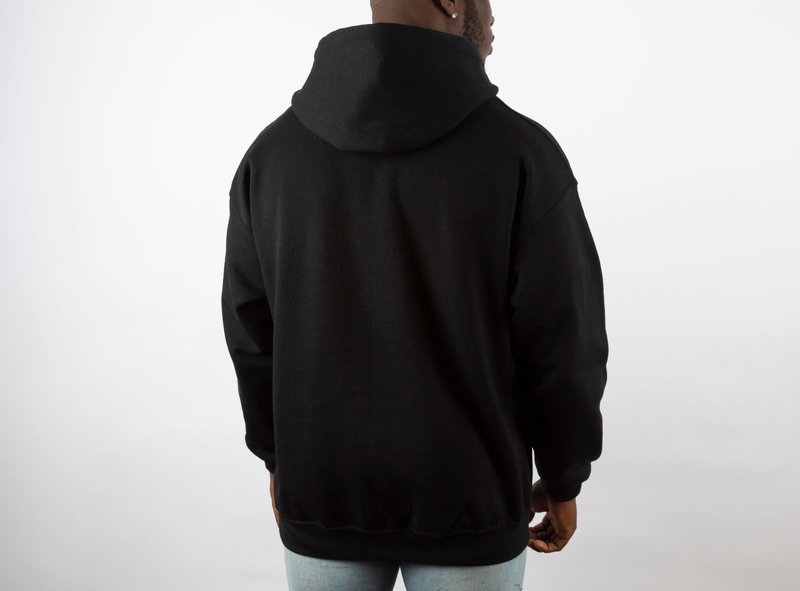 Male Cooper Donlin's Level Up Men's Hoodie, Black Logo