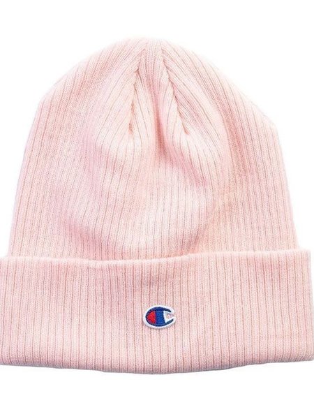 Champion Champion : Ribbed Knit Beanie Pink O/S